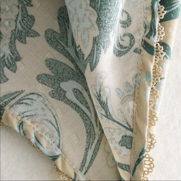 Boho Floral Gypsy Print Tank Ruffle Mini Dress - Picture 5 of 7